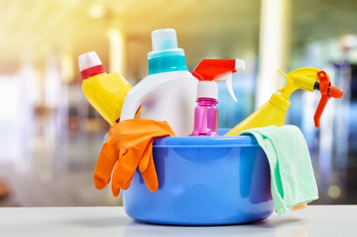 Carpet cleaning process with attention to safe working practices