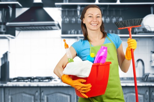 Detailed move-out cleaning for a Bermondsey property kitchen and appliances
