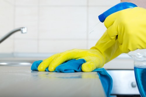Deep carpet cleaning equipment used in a Bermondsey property
